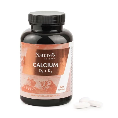 Calcium + Vitamin D3 + Vitamin K2 Tablets
