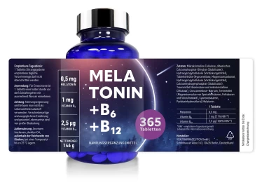 Melatonin + B6 + B12 Tablets