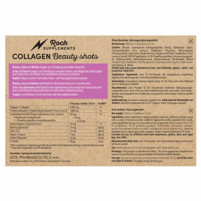 Collagen Beauty Shots, Oral Solution